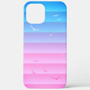 Breathe - Free Birds - Beautiful Colours Stripes iPhone 12 Pro Max Case