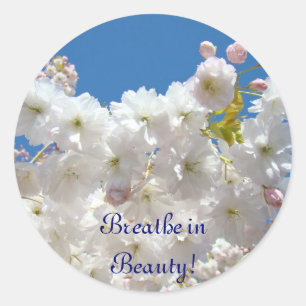 Breathe in Beauty! stickers Spring Blue Skies