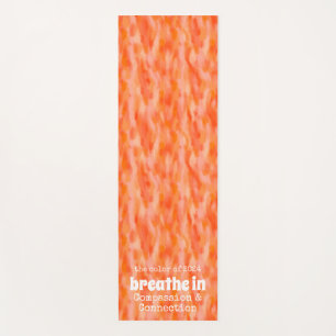 Breathe in colour of 2024 compassion & connection yoga mat