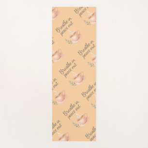 Breathe In, Peace Out Yoga Mat