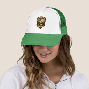 Breathe in the freedom, live the adventure trucker hat