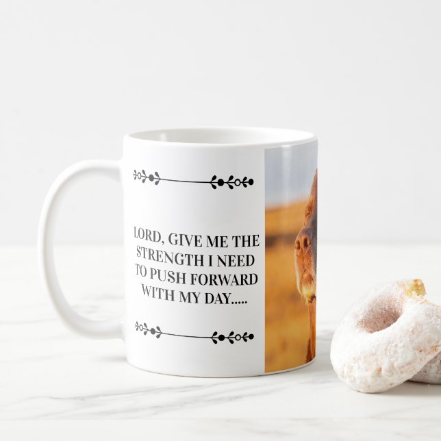 Breathe, Just Breathe Dog Mug (With Donut)