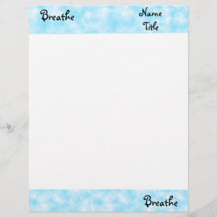 Breathe-letterhead Custom Letterhead