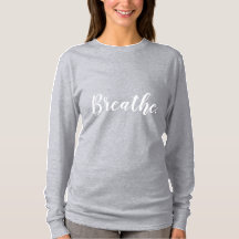 Breathe Long Sleeve Grey T-Shirt