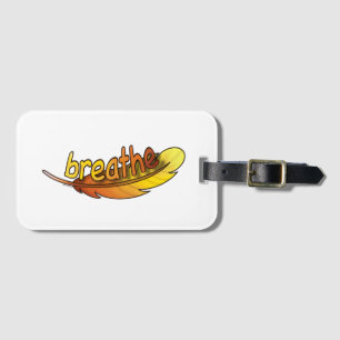 Breathe luggage tag