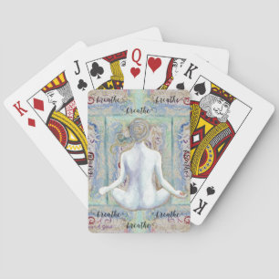 Breathe Meditate Yoga Balance Maureen Girard Well Playing Cards