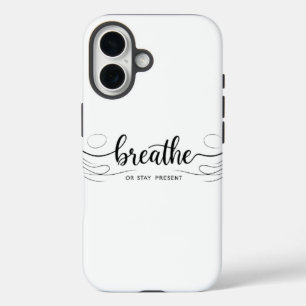 BREATHE Minimalist iPhone Cover with a Calm Remi