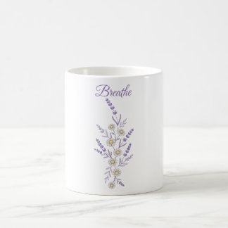 Breathe Mug — Lavender Mental Wellness Gift