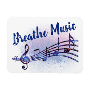Breathe Music MoonDreams Music Logo Magnet