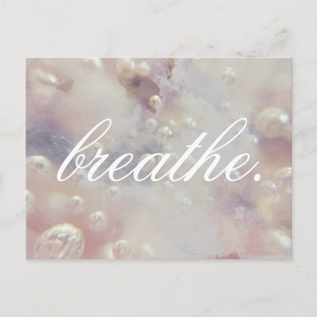 Breathe. Postcard (Front)