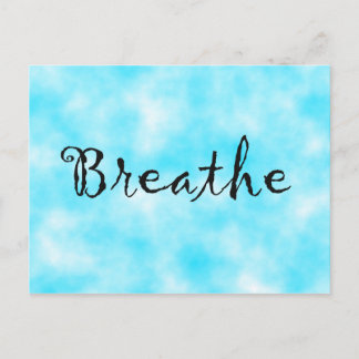 Breathe-postcard Postcard