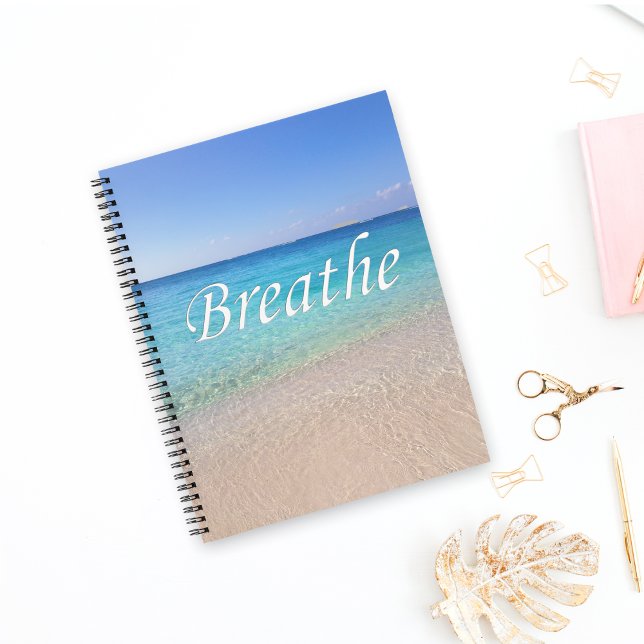 Breathe & Release Cayman Islands Relaxing Beach Notebook (Creator Uploaded)