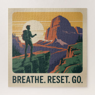 Breathe. Reset. Go. Jigsaw Puzzle