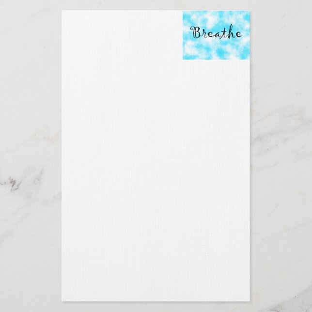 Breathe-stationery Stationery (Front)