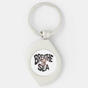 Breathe the Sea Key Ring