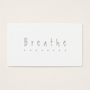 Breathe - the "take a break" card