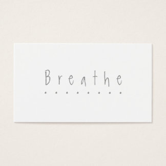 Breathe - the "take a break" card