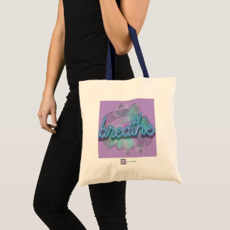 'BREATHE' Tote Bag