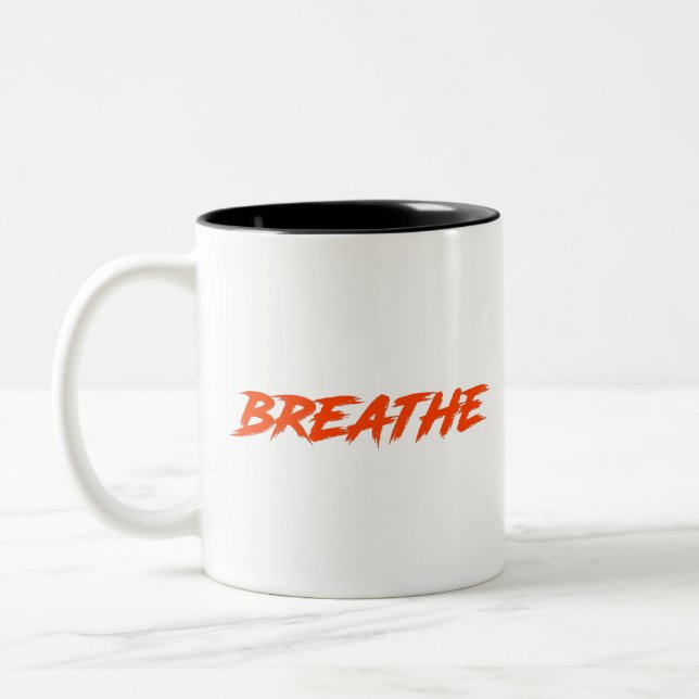 Breathe Two-Tone Coffee Mug (Left)