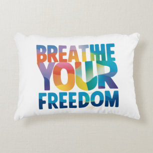 Breathe Your Freedom Decorative Cushion