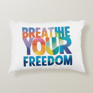 Breathe Your Freedom Decorative Cushion