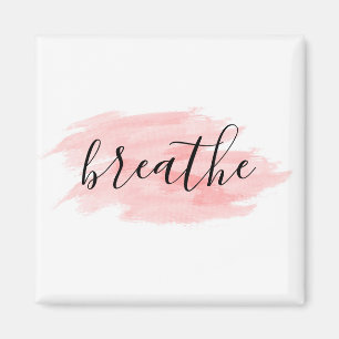 Breathe Zen Yoga Meditation Refrigerator Magnet