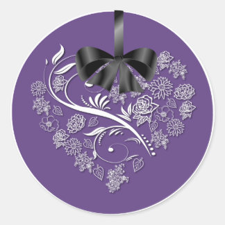 Breathless Wedding Envelope Seals - plum