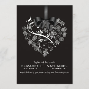 Breathless Wedding Invitation--midnight Invitation