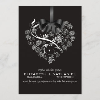 Breathless Wedding Invitation--midnight Invitation