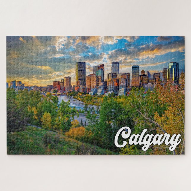 Breathtaking Calgary, Alberta, Canada Jigsaw Puzzle (Horizontal)