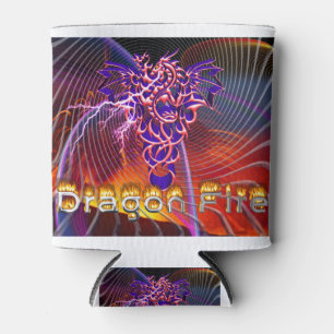 Breathtaking Dragon Fire Design Can Cooler