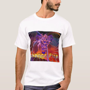 Breathtaking Dragon Fire Design T-Shirt
