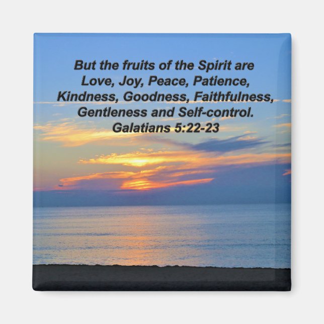 BREATHTAKING FRUITS OF THE HOLY SPIRIT MAGNET (Front)