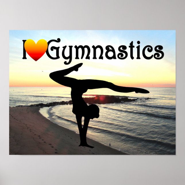 BREATHTAKING GYMNASTICS DESIGN POSTER (Front)