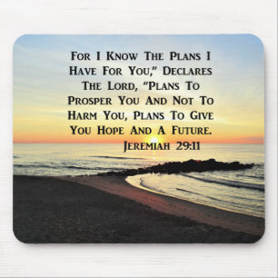 BREATHTAKING SUNRISE JEREMIAH 29:11 PHOTO MOUSE PAD