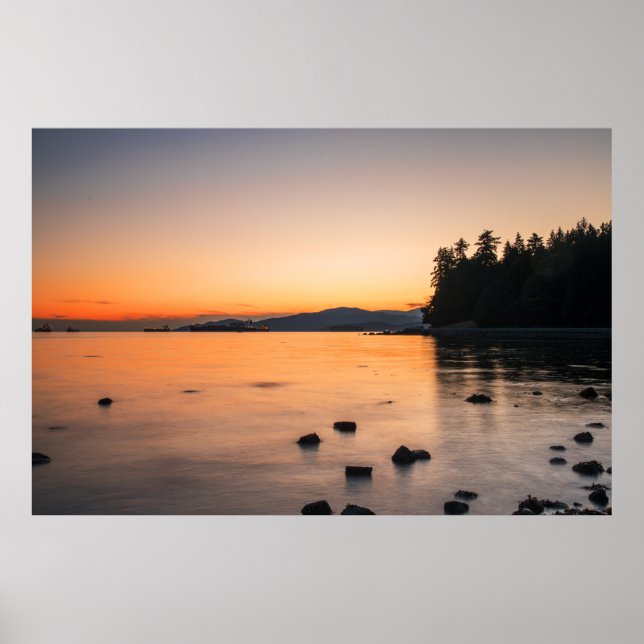 Breathtaking sunset poster (Front)