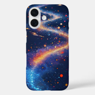 Breathtaking Surreal Landscape with Fiery Orange P iPhone 16 Case