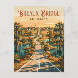 Breaux Bridge USA Postcard