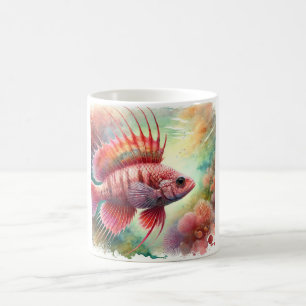 Breca Fish 190724AREF121 - Watercolor Coffee Mug