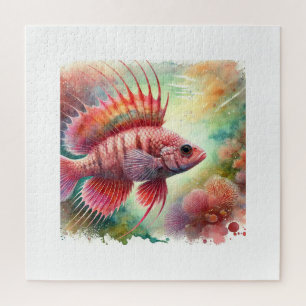 Breca Fish 190724AREF121 - Watercolor Jigsaw Puzzle