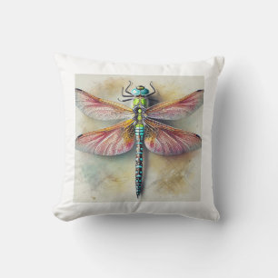 Brechmorhoga dragonfly 300924IREF211 - Watercolor Cushion