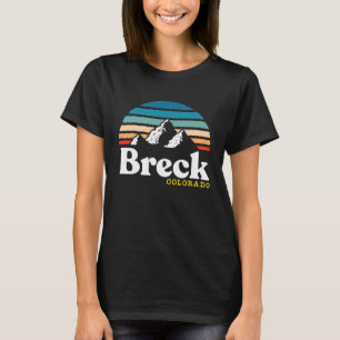 Breck Colorado USA Ski Resort BACK PRINT 5 T-Shirt
