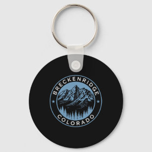 Breckenridge Co Hiking Camping Tourist Ski Gift  Key Ring