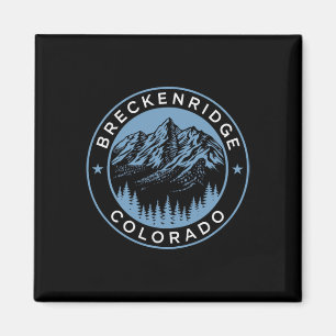 Breckenridge Co Hiking Camping Tourist Ski Gift Magnet