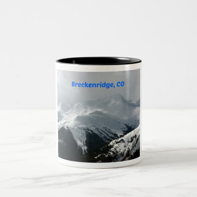 Breckenridge, CO Two-Tone Coffee Mug (Center)