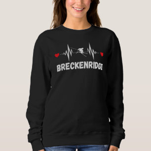 Breckenridge Colorado Breck Colorado Retro Skiing Sweatshirt