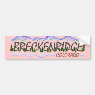 Breckenridge Colorado bumpersticker Bumper Sticker