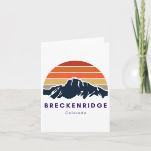 Breckenridge Colorado Gifts Hiking Skiing Breckenr Card