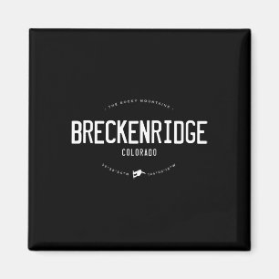 Breckenridge Colorado Graphic Distressed Vintage S Magnet