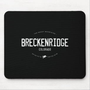 Breckenridge Colorado Graphic Distressed Vintage S Mouse Pad